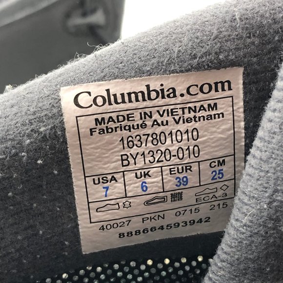 Columbia Black & Red Waterproof Winter & Rain Boots | For Men main image 3